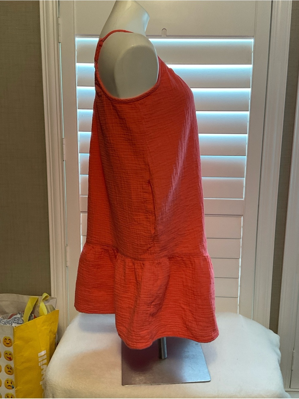 Universal Thread Red Mini Dress with Ruffle Hem - Picture 4 of 8